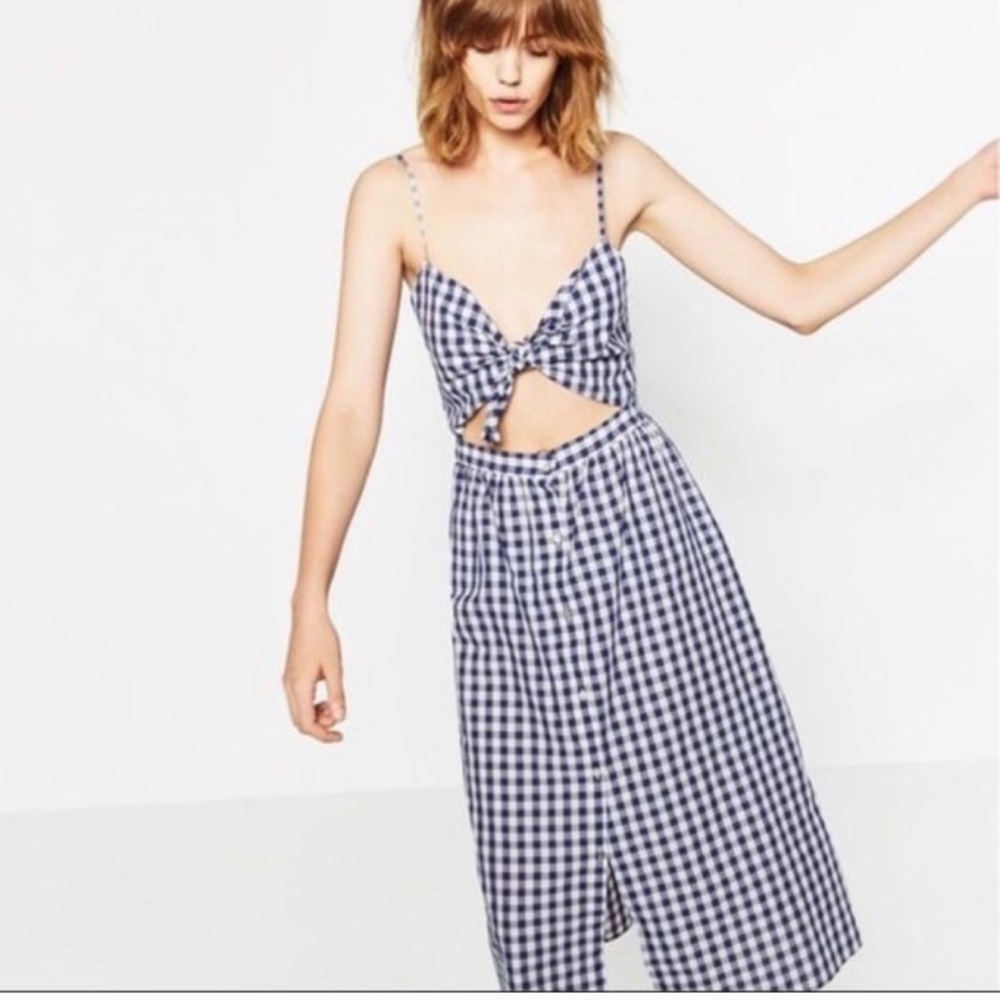 Zara Gingham Dress